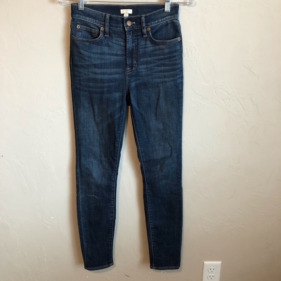 J. Crew Factory High Rise Skinny Jeans - Picture 2 of 9